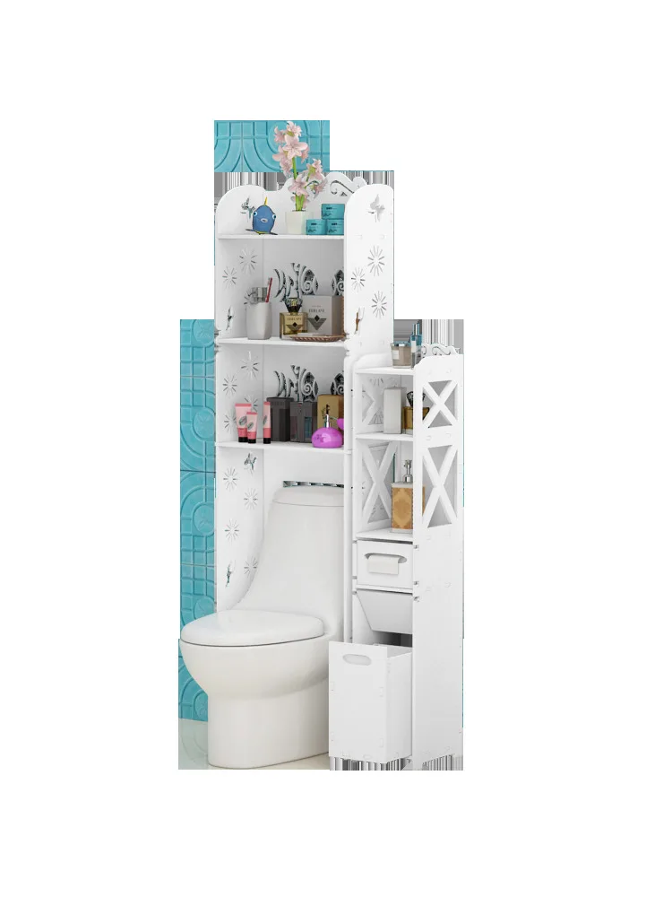 Креативный стеллаж для хранения в ванной комнате и туалете водонепроницаемый