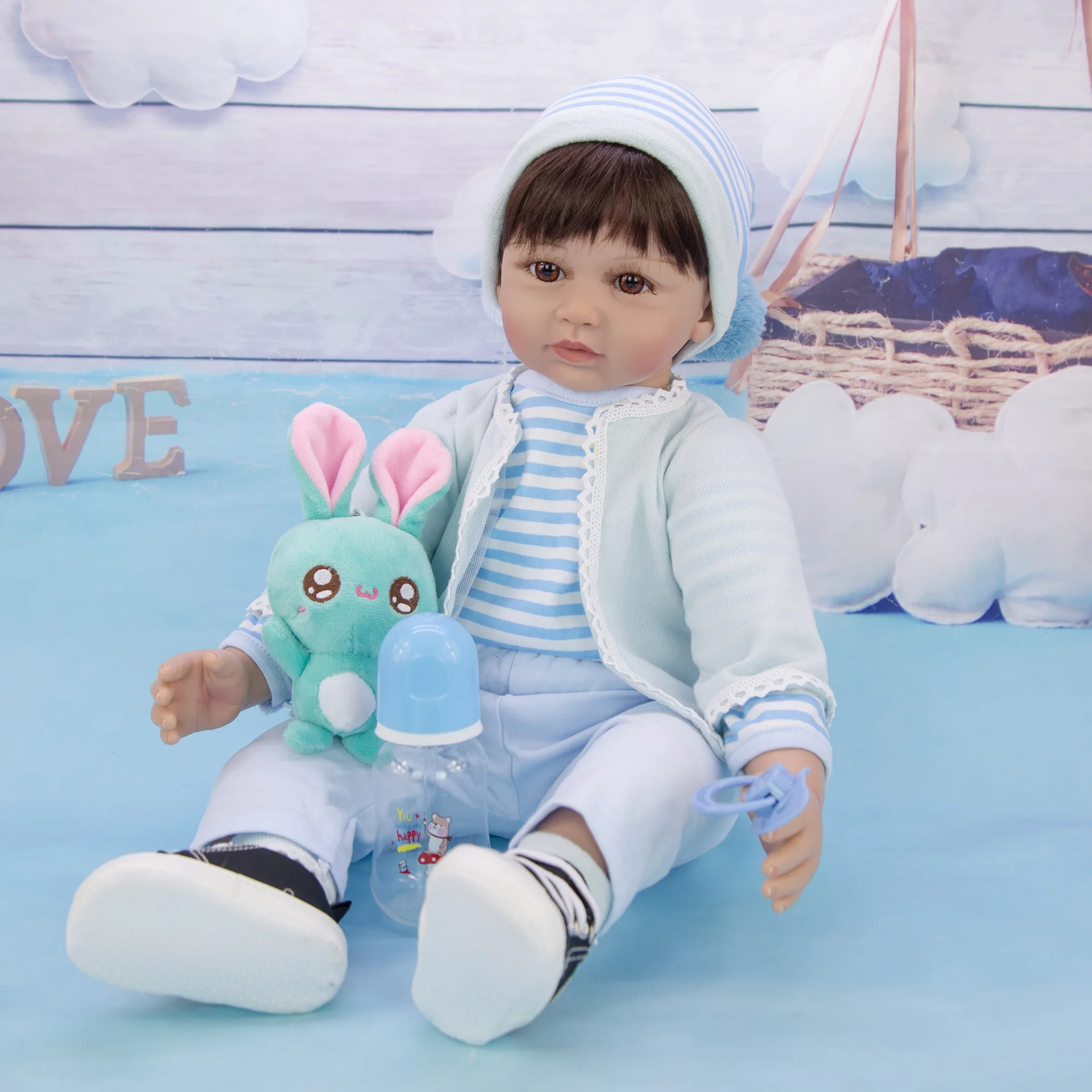 Кукла Reborn Мягкая силиконовая для девочек и мальчиков подарок на день рождения