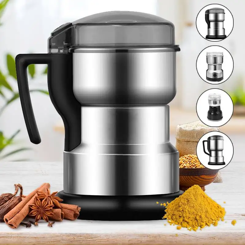 

Electric Coffee Grinder Electric Kitchen Cereals Nuts Beans Spices Grains Grinder Machine Multifunctional Home Coffee Grinder