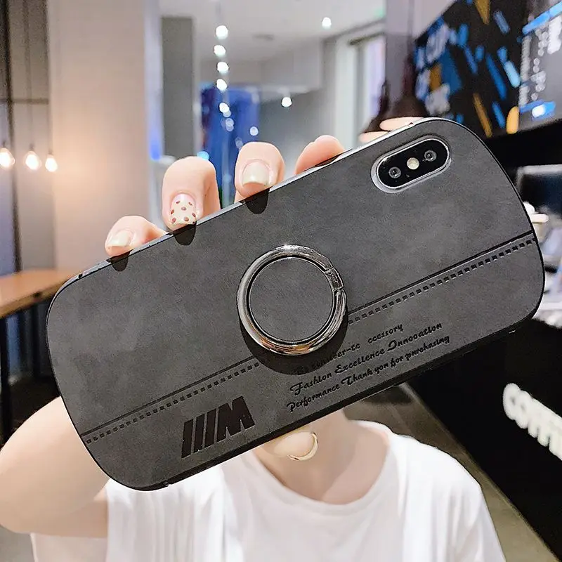 Кожаный чехол для Iphone Xr, кольцо на палец, чехол для Iphone 6, 7, 8 Plus, Iphon Xs Max, роскошный X Чехол, защита для Iphone 6 S