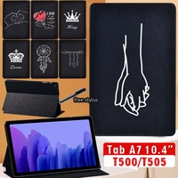 tablet cover case for samsung galaxy tab a7 10 4 inch sm t500 sm t505 2020 drop resistance protective shell