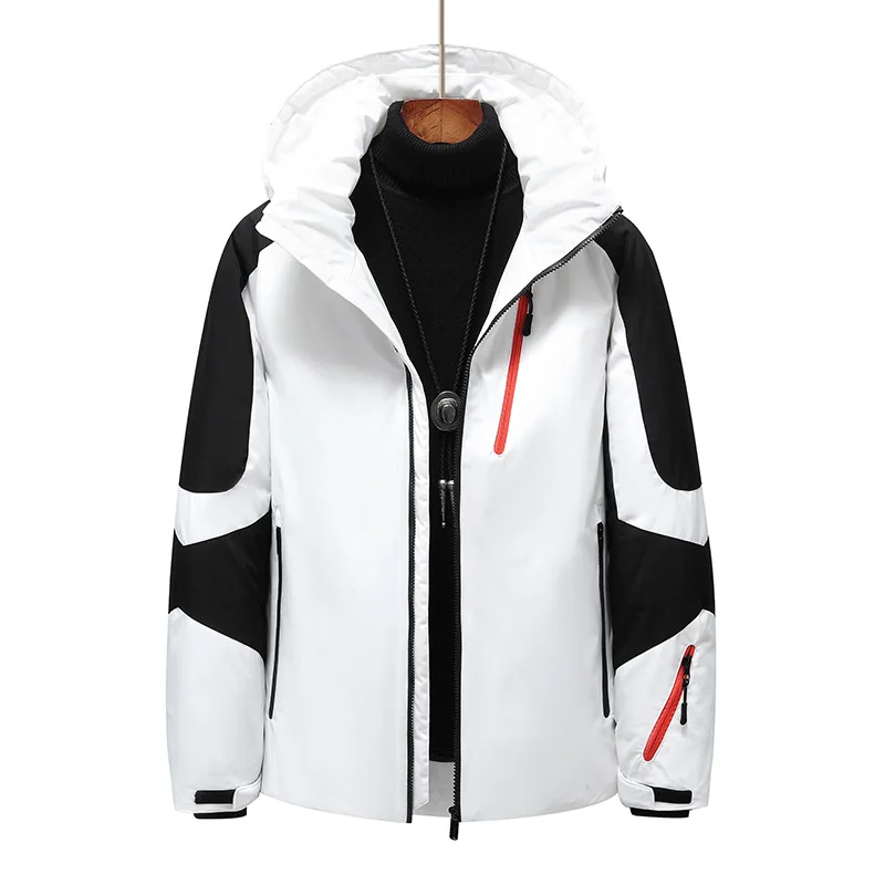 Thickened Short Men's Down Jacket Autumn and Winter Fashion 2088 Loose White Duck Down Warm Trendy Coat