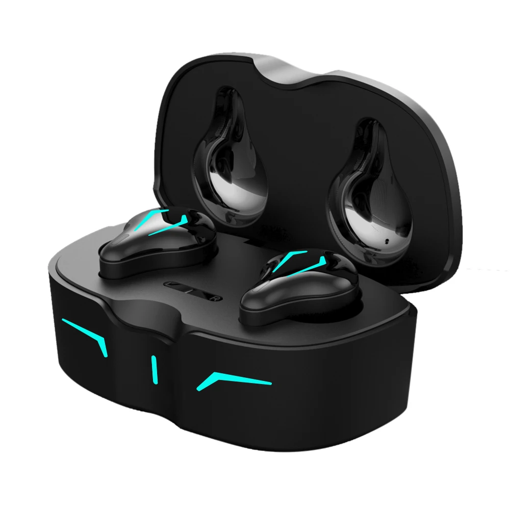 

Wireless Headphones Gaming Earphones Bluetooth V5.1 Low Latency Game Headsets 8D Stereo Music Earbuds IPX6 Waterproof With Mic