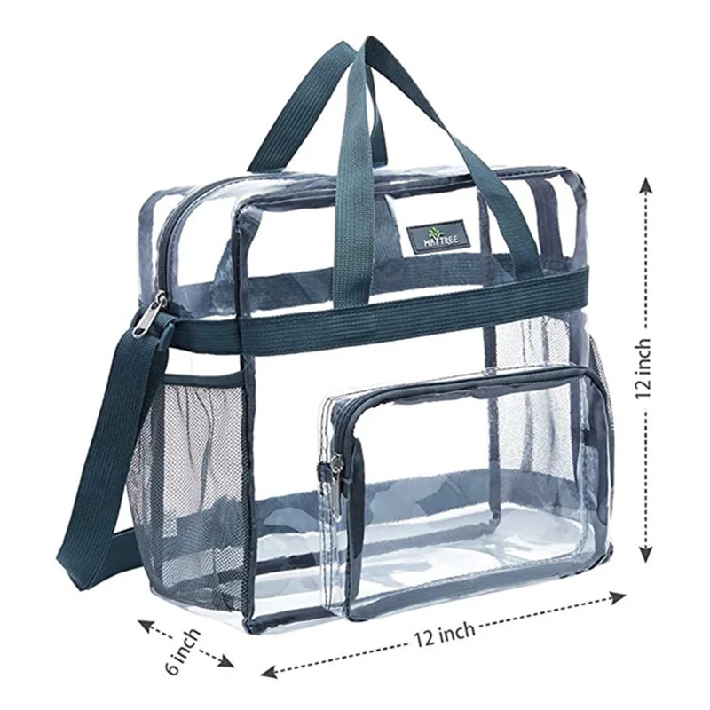 

Portable Transparent Shoulder Crossbody Bag Tote Satchel Handbag For Women