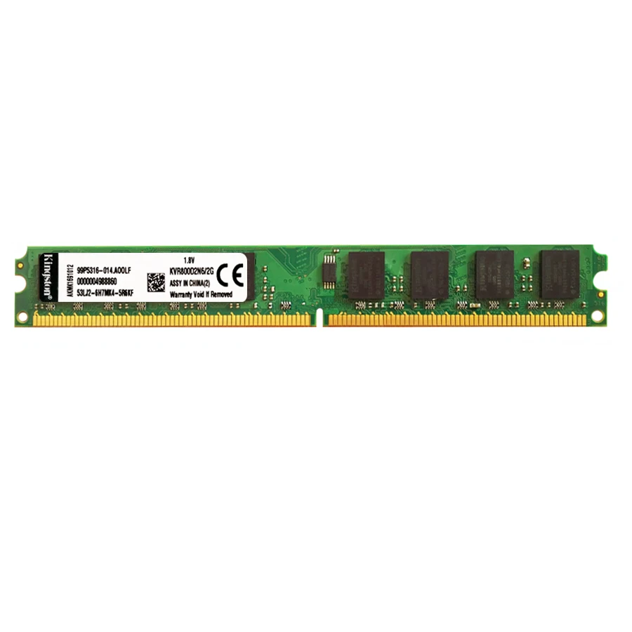 Оперативная память Kingston для ПК модуль памяти настольного компьютера PC2 DDR2 2 Гб 667