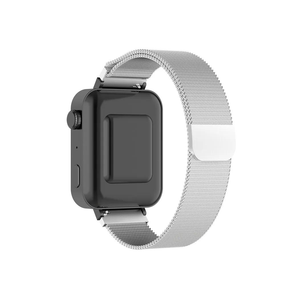 18 мм нержавеющая сталь сетчатый ремешок для часов Ремешок Для Xiaomi Smartwatch Универсальный сменный Ремешок Браслет