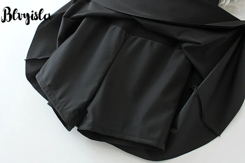 

7XL Oversize Swimwear Cover Up Rhineston Shine Mesh Short Sleeve Romper Beachwear Overweight Female Beach Dress With Pad