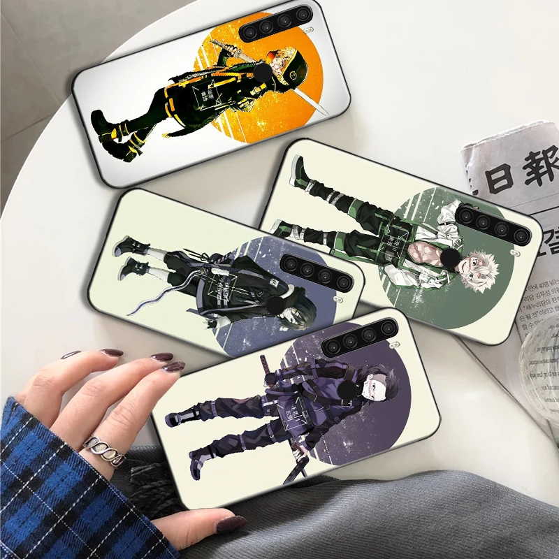 

Fashion Demon Slayer Phone Case For Xiaomi Redmi 7 7A Note 7 7Pro 8 8A 8 8 2021 8T 8Pro Rengoku Kamado Nezuko Coque Back Cover