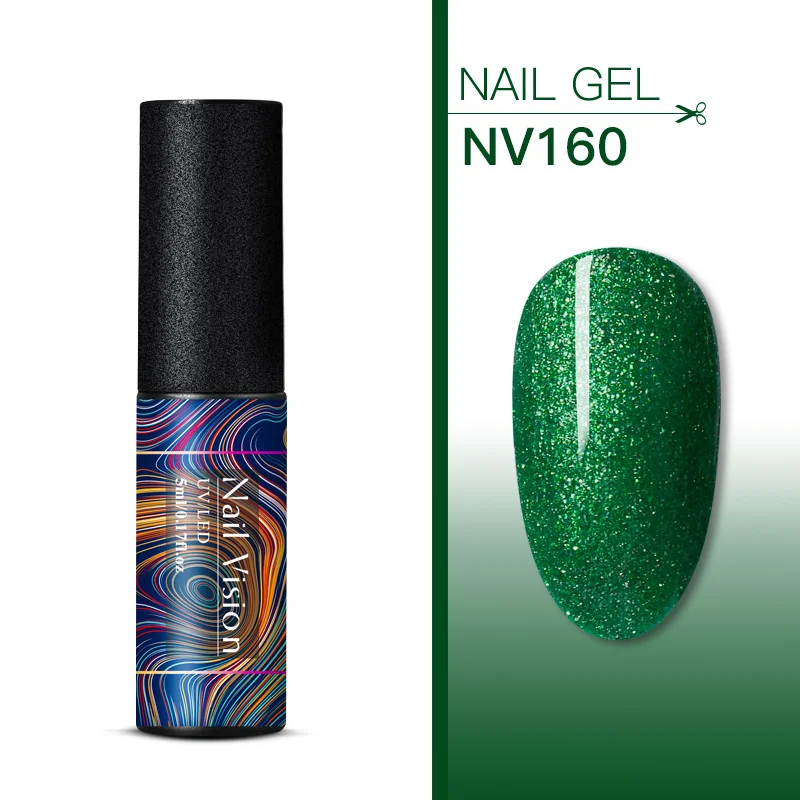 Nail Vision 5 мл УФ-набор гель-лаков для ногтей блестки замачиваются долговечный Гель-лак для ногтей маникюрный лак - Цвет: S06755
