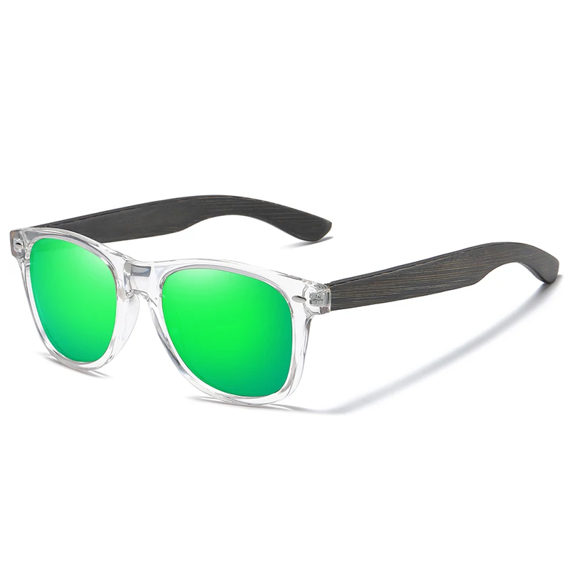 Солнцезащитные очки с бамбуковыми дужками для мужчин и женщин