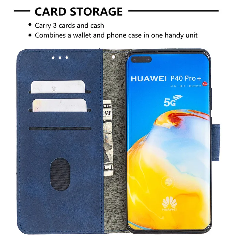Luxury distinct Case for Huawei P40 Pro Phone Leather Flip Wallet Cover For P 40 Coque Hoesje Capa Shell | Мобильные телефоны и