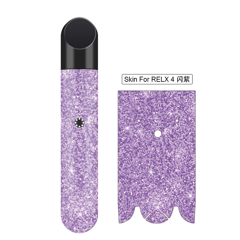 

Protective soft leather wrap charging box slicone TPU case skin glitter sticker for relx 1 4 infinity vape pod pen