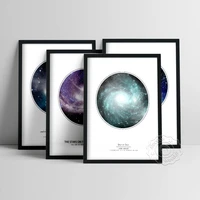 personalised star map poster galaxy wall art astrological constellation wall picture bedroom decor couple anniversary gift