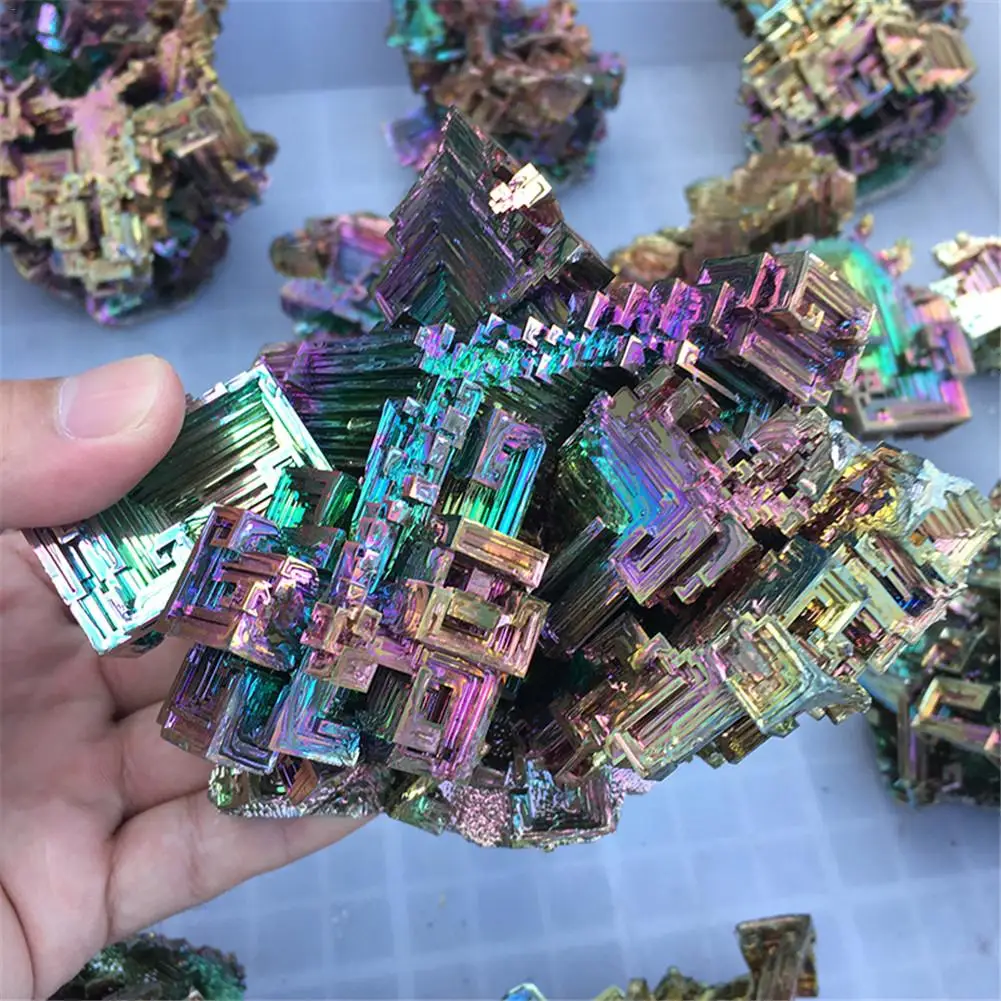 Innovitive Rainbow Titanium Bismuth образец минерала драгоценный камень кристалл кварцевый