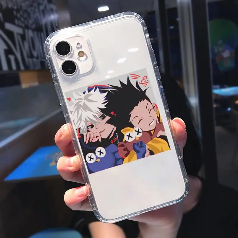 

HUNTERHUNTER2 Phone Cases Transparent for Clear iPhone 11 12 mini pro 8 7 6 6S XS MAX Plus X 5S SE 2020 XR