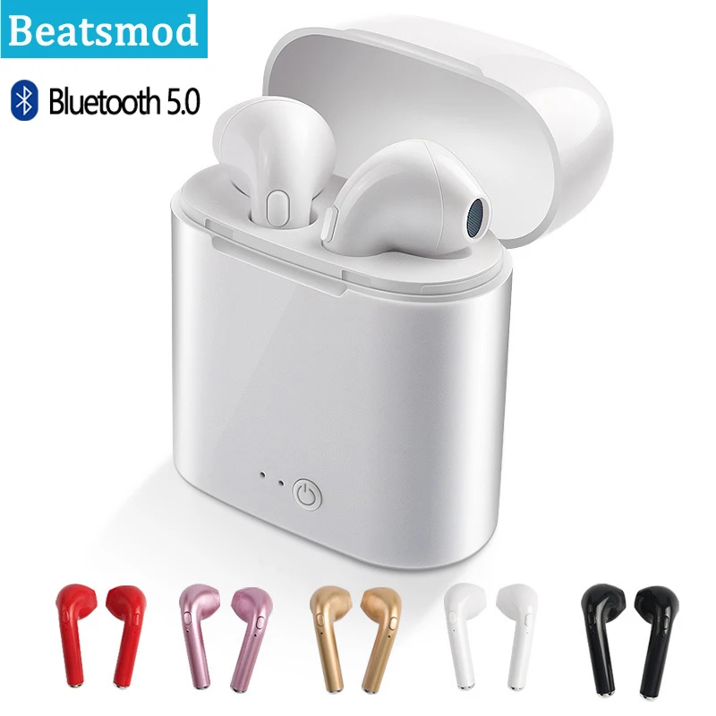 I7s TWS беспроводные наушники Bluetooth наушники I7 спортивные наушники гарнитура наушники для смартфона iPhone Xiaomi samsung huawei LG