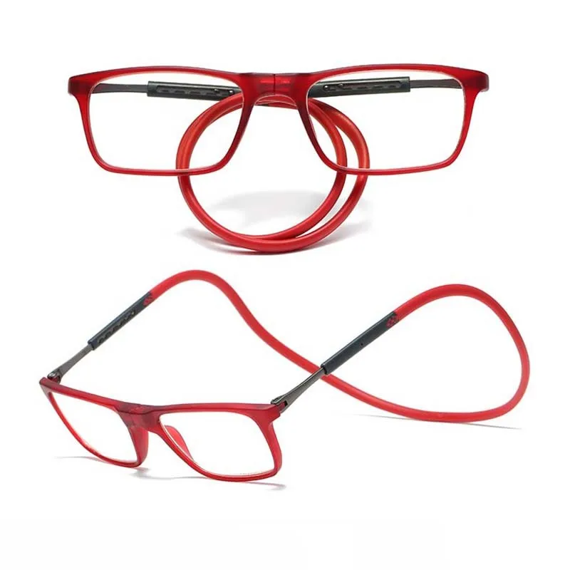 Hang on Neck Blue Light Blocking Reading Glasses,Comfortable Soft TR90 material
