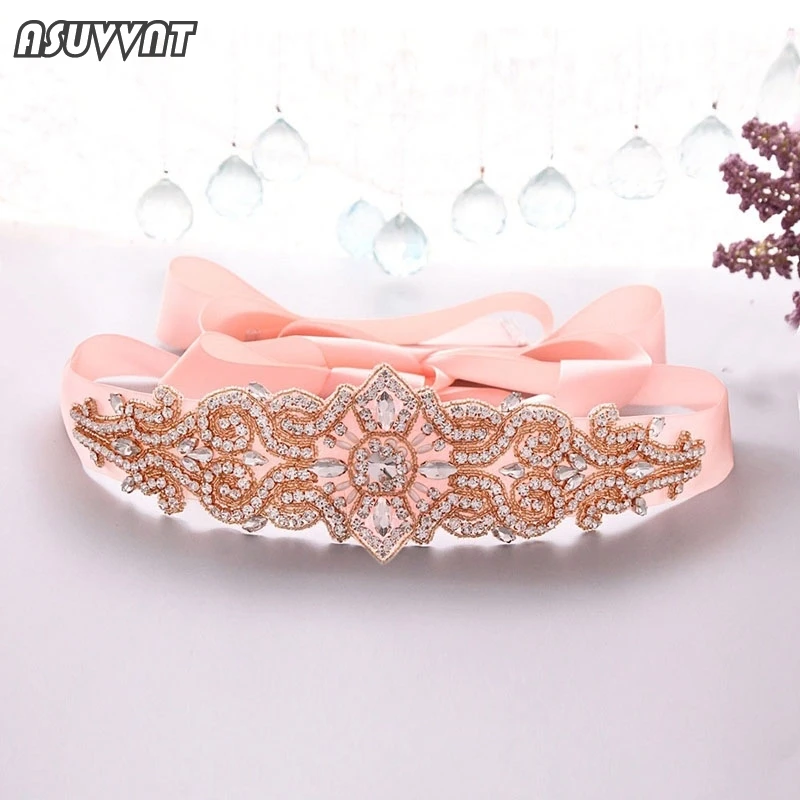 

Пояс невесты для свадьбы, инкрустация стразами, пояс со стразами, пояс, банкетная одежда, ремень цвета розового золота для платья для вечеринки