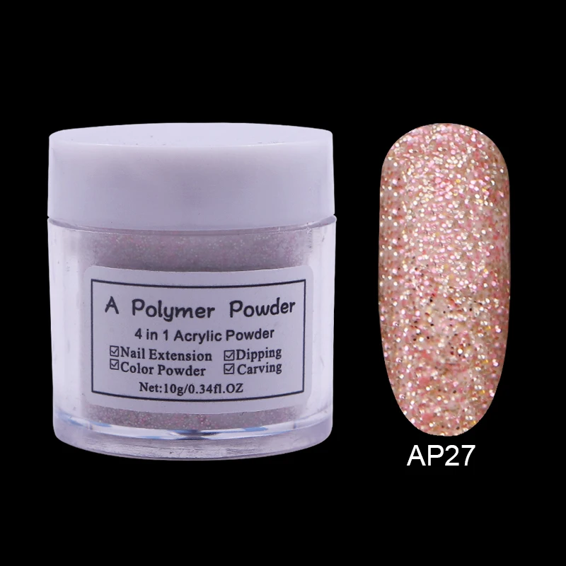 Ламемория наращивание ногтей акриловый порошок строитель Кристалл окунающий