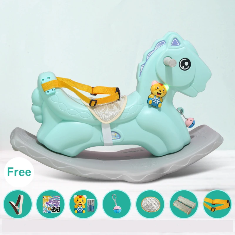 IMBABY детская троянская лошадка качалка детское кресло шкив многофункциональные