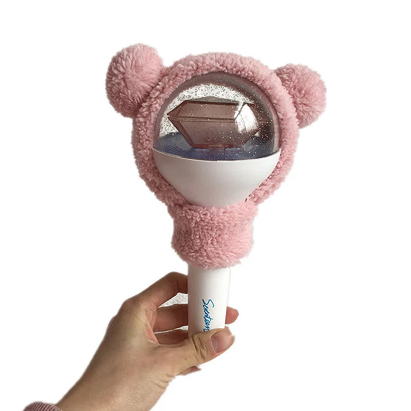 Корея хип хоп семнадцать милый светильник повязка на голову плюшевый чехол для