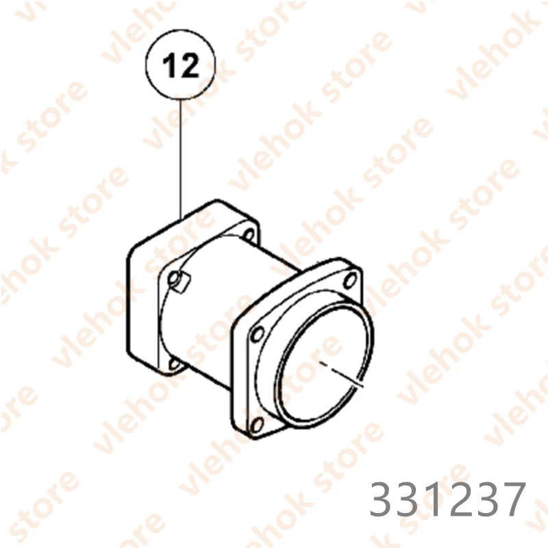Чехол цилиндра для hitachi DH38SS 331237, аксессуары для электроинструментов, запчасти для электроинструментов