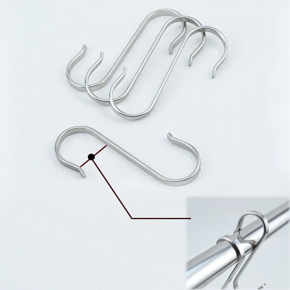 Крючки S-образные из нержавеющей стали вешалка для кухни ванной ремня шарфа