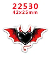 22530 30 шт hollaween характер плоское украшение из смолы PR 22462 - Color: 22530