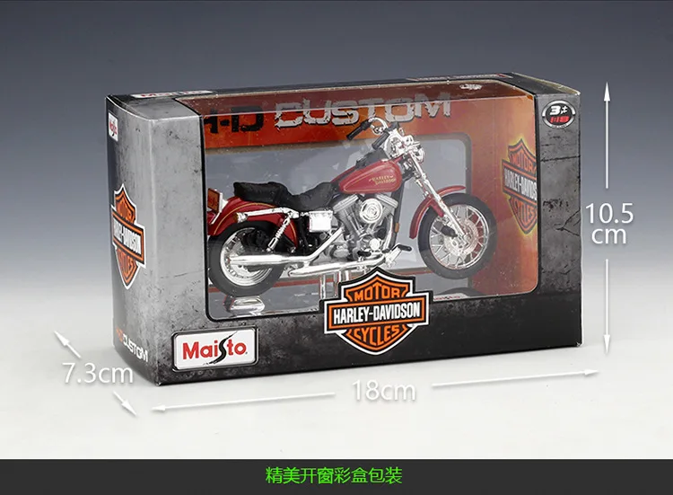 

Maisto 1:18 Harley1997 FXDL Dyna Low Rider Alloy Motorcycle Diecast Bike Car Model Toy Collection Mini Moto Gift