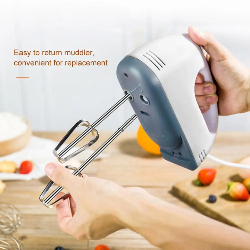

Electric Egg Beater Household Hand Held Egg Beater Mixer Automatic Use for Egg White Cream Baking Tools