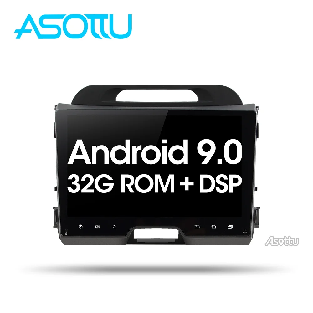Автомобильный dvd Asottu KI302 android 9,0 px30 для KIA sportage 2011 2012 2013 головное устройство gps навигация автомобильный мультимедийный плеер