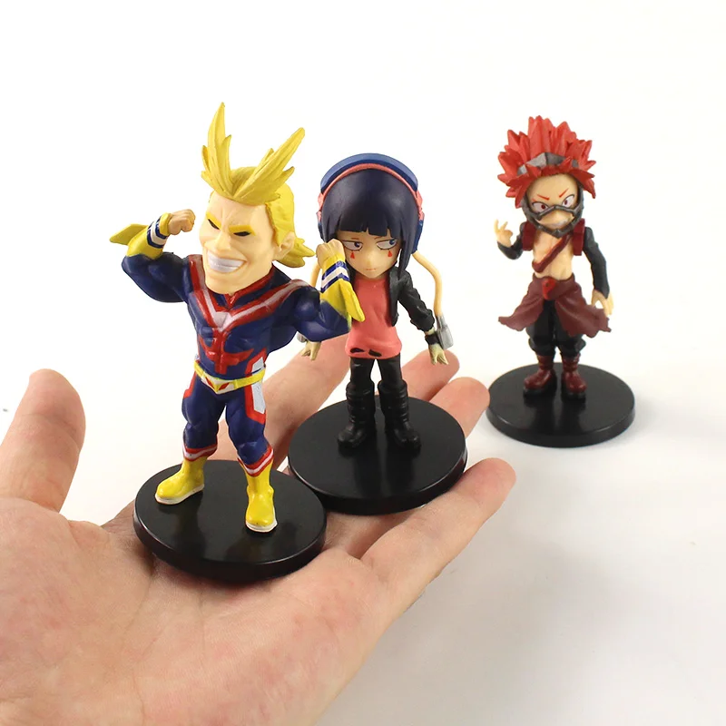 

9pcs/set 7-10cm My Hero Academia Midoriya Izuku Bakugou Katsuki Todoroki Shouto OCHACO URARAKA Kirishima Eijiro PVC Figure Toy