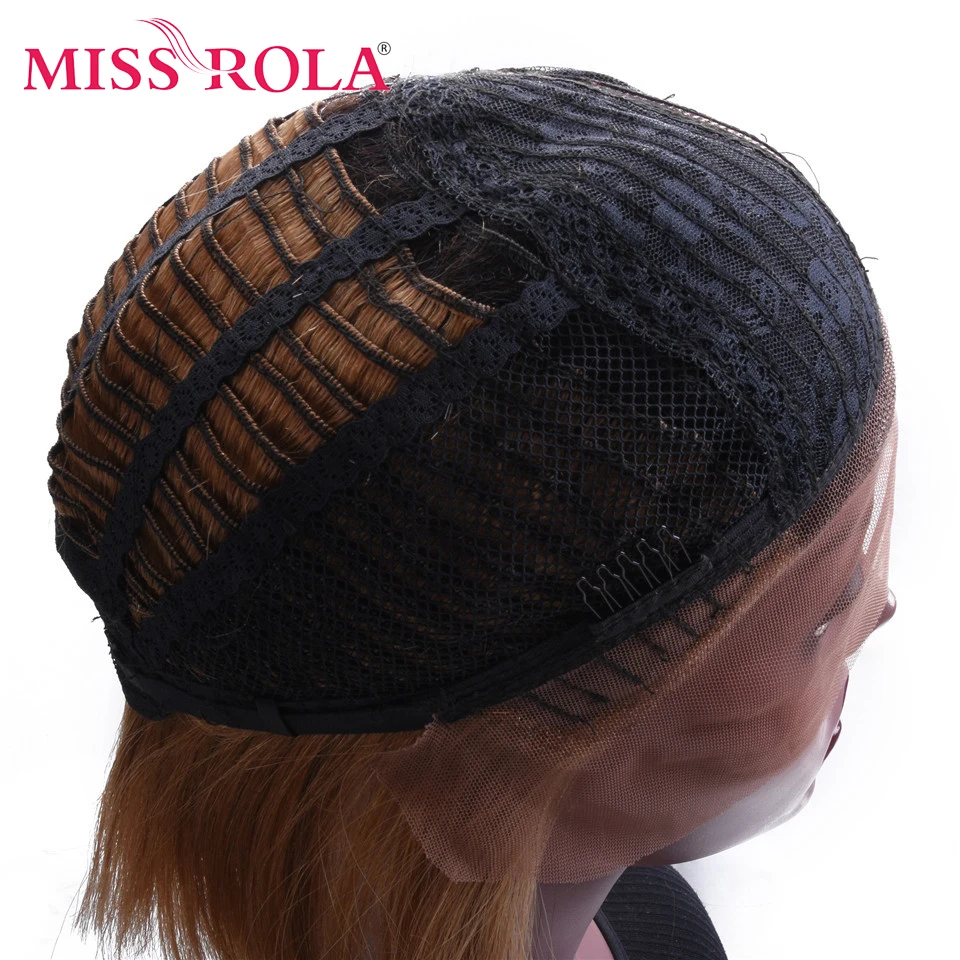 

Miss Rola1B30 Straight Bob Wig Lace Part Human Hair Wigs Remy Colored 1B530 1B27 Ombre Human Hair Wigs Pre Plucked 150% Density