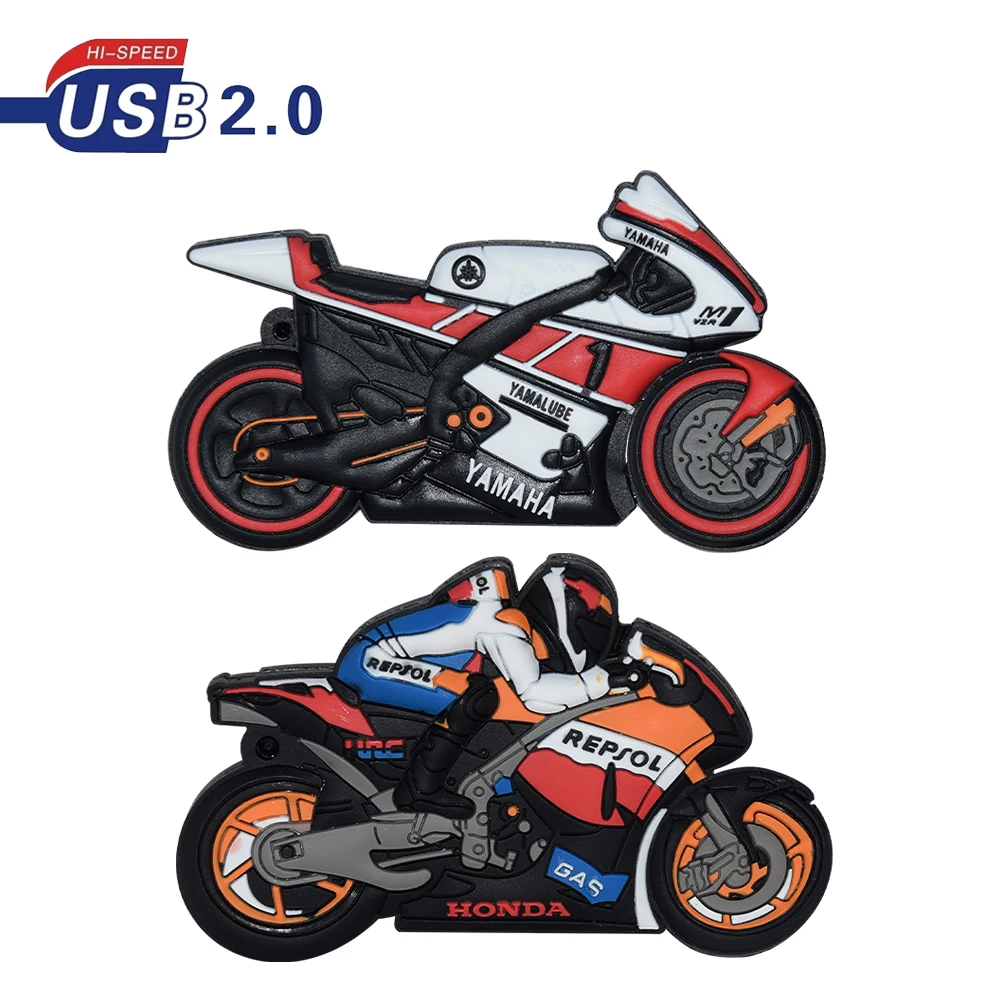 

new cartoon Motorcycle usb 2.0 flash drive 128gb 64GB 32GB 16GB 8GB 4GB pen drive pendrive waterproof u disk usb menory stick