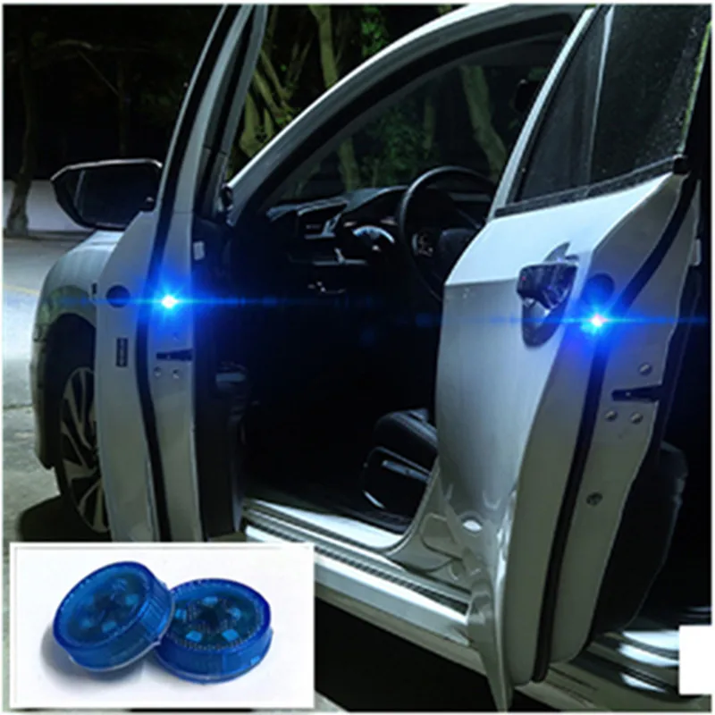

2pcs Magnetic Wireless 5LED Door Open Warning Anti-Collision Light for Toyota Camry Corolla RAV4 Yaris Highlander/Land Cruiser