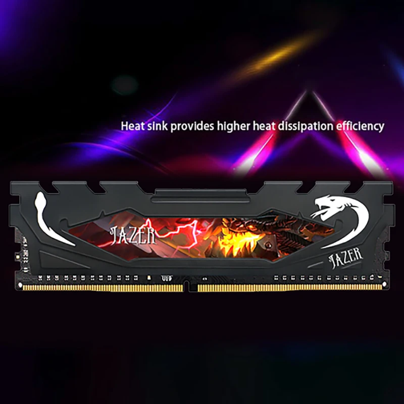 JAZER оперативная Память DDR4 RAM память для настольного компьютера игровая полоса