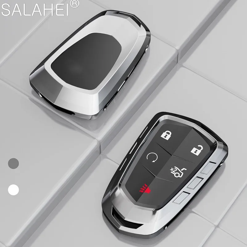

Чехол для автомобильного ключа, защитный чехол для Cadillac Escalade CTS XTS ATS ATS-L XLS SRX 2015 4/5/6 Button 28T CTS-V XT5 CT6, автомобильные аксессуары