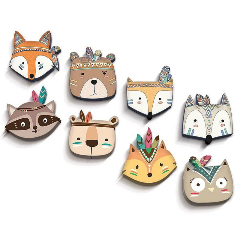 Деревянные настенные стикеры в скандинавском стиле креативные Декоративные