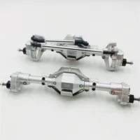 CNC diamond cutting and processing full metal front and rear drive axle assembly for AXIAL SCX10II 90046