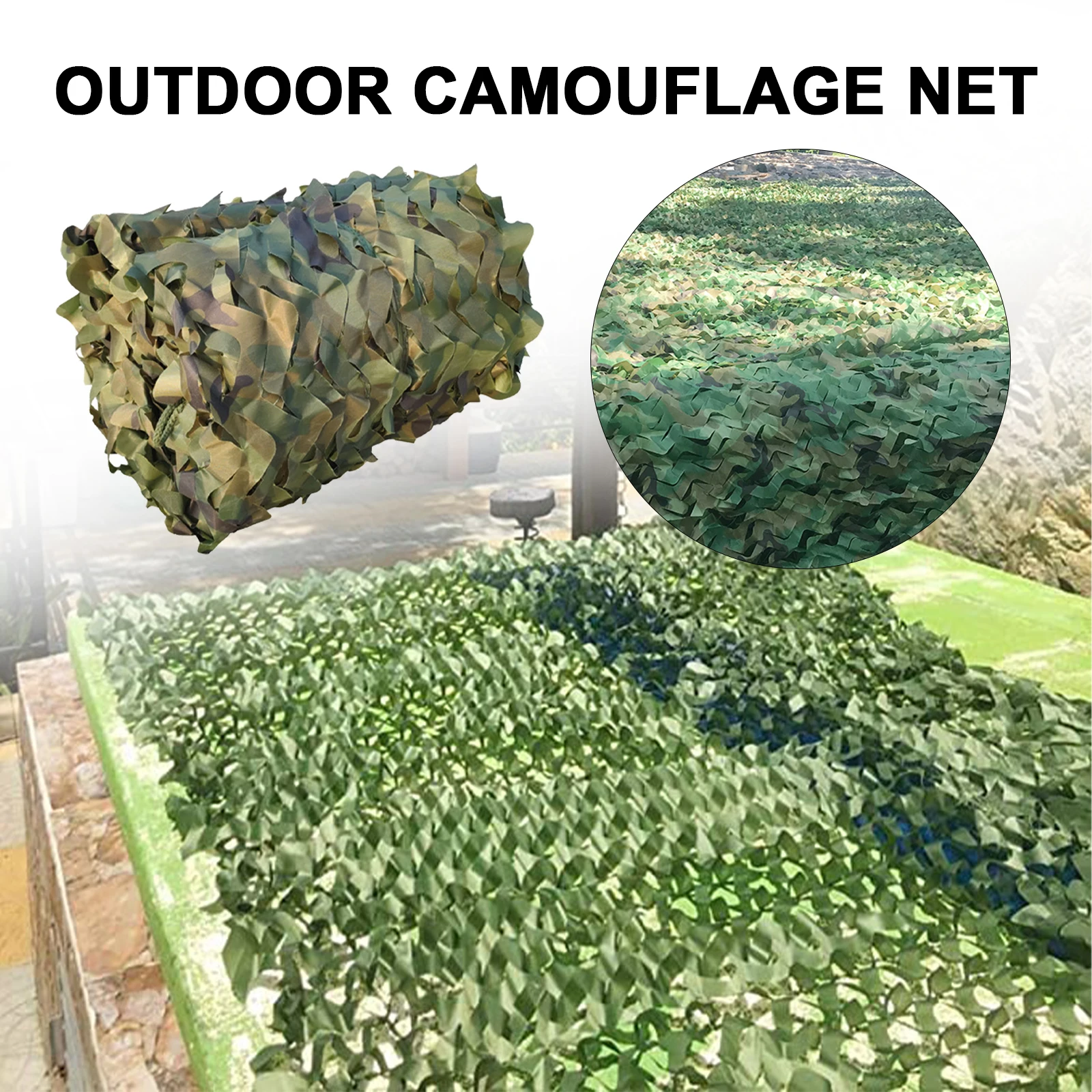 

3*5cm Hunting Military Camouflage Nets Woodland Army training Camo netting Car Covers Tent Shade Camping Sun Shelter