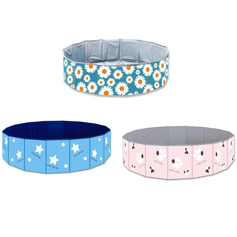 

Pet Dog Swimming Pool PVC Foldable Dog Cat Bathing Tub Water Pool Portable Outdoor Indoor Bathing Pool