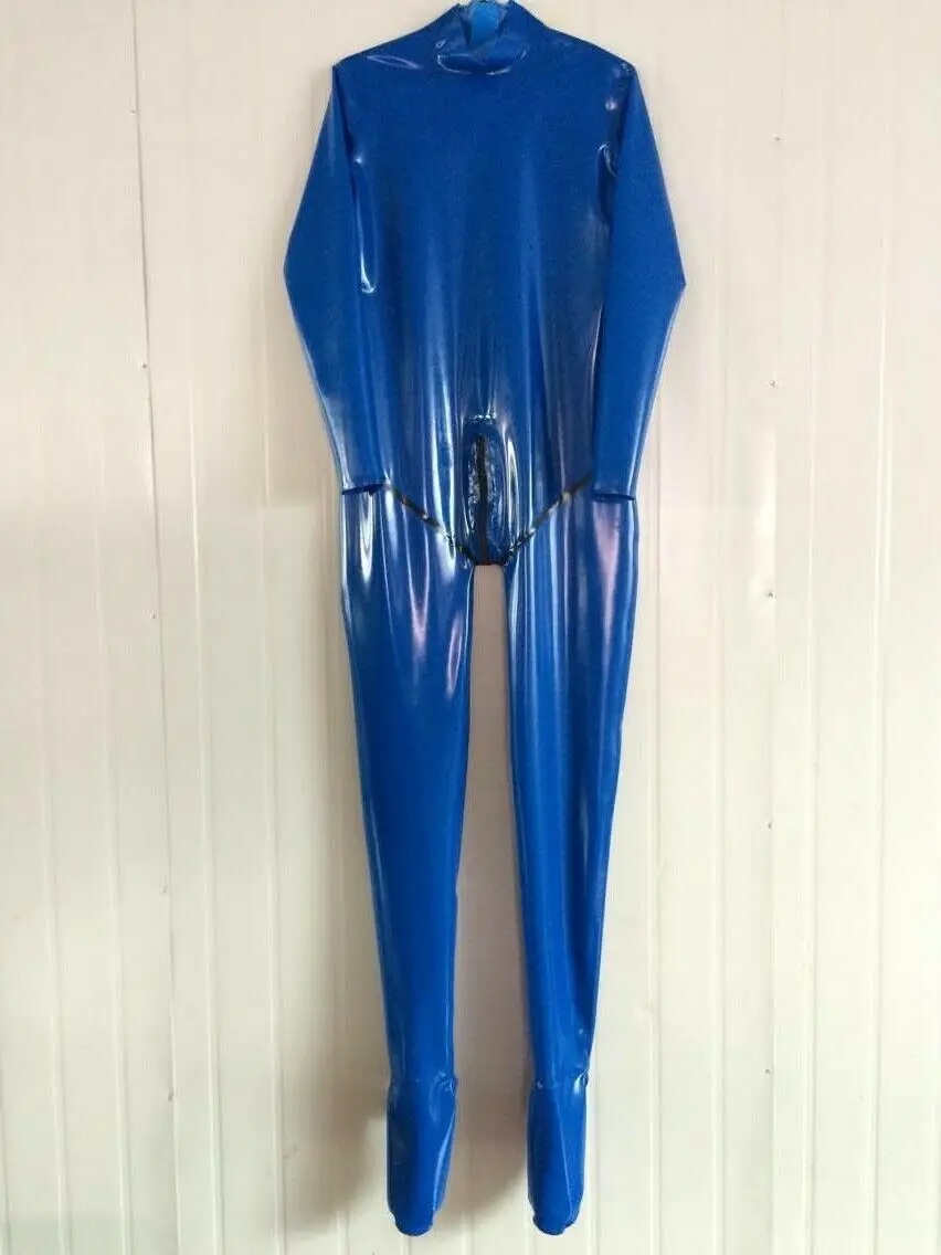 

Ganzanzug Gummi Latex Uniform 100% Rubber Cosplay Catsuit Herren S-XXL