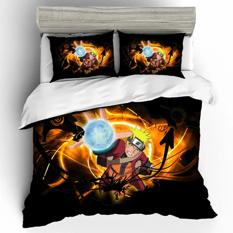 DQ0340 Домашний текстиль постельное белье Наруто Ropa De Cama роскошный подарок Sabanas Комплект постельного белья королевского размера постельное белье бязь постельное белье поплин - Цвет: DQ0340