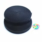 20 мм * 2 м5 м10 м25 мпара черных велькрос клей крючок и петля одеждаобувьсумкиDIY Швейные аксессуары без клея