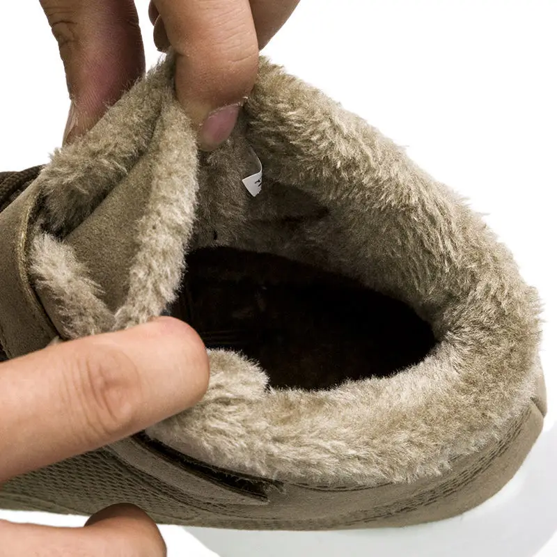 

Men's shoes in autumn and winter, high-top cotton shoes and cashmere sneakers, middle school students' fashion men'