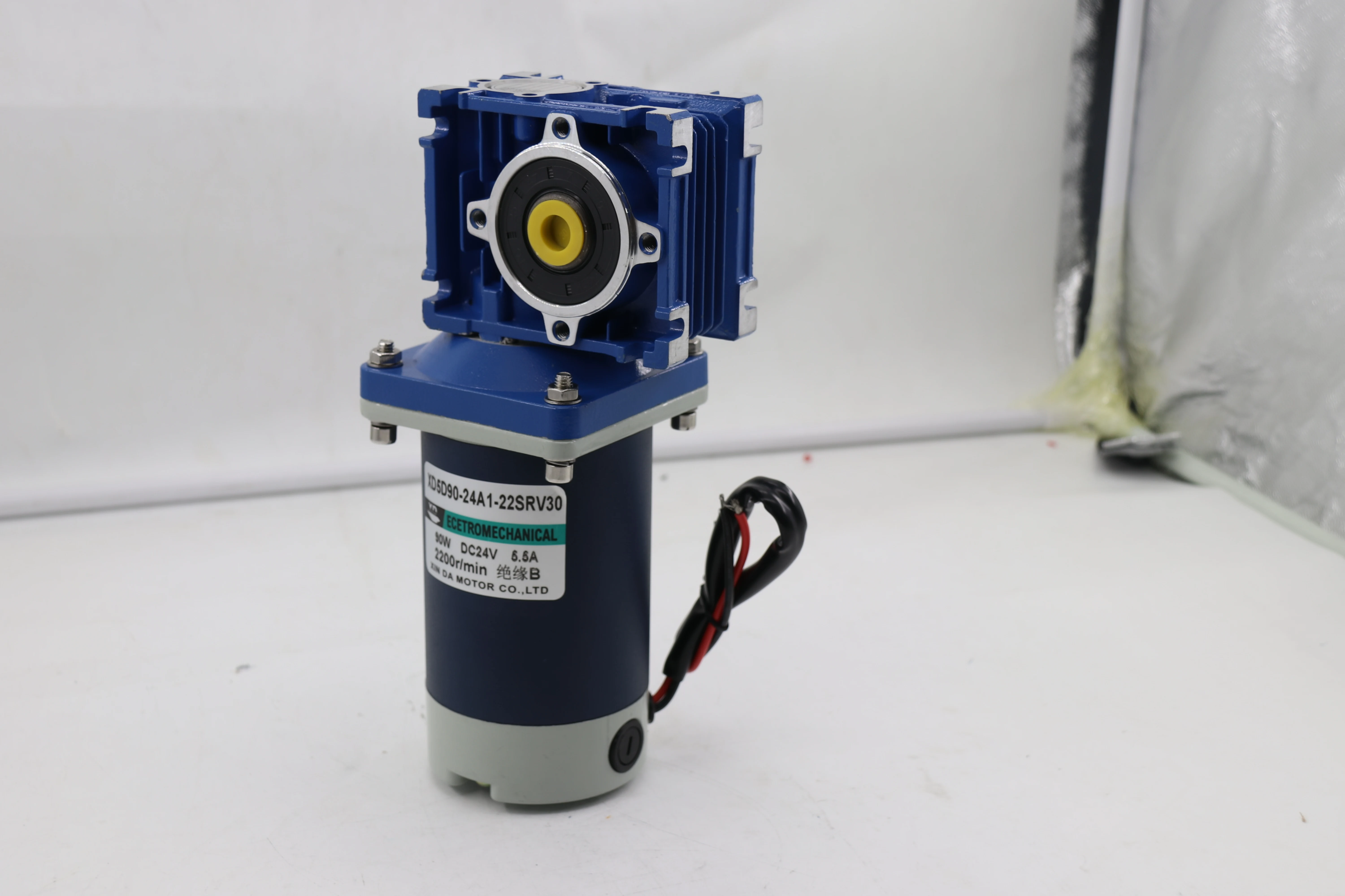 12V 24V DC RV30 worm gear motor with self-locking function 90W speed adjustable can CW and CCW | Обустройство дома