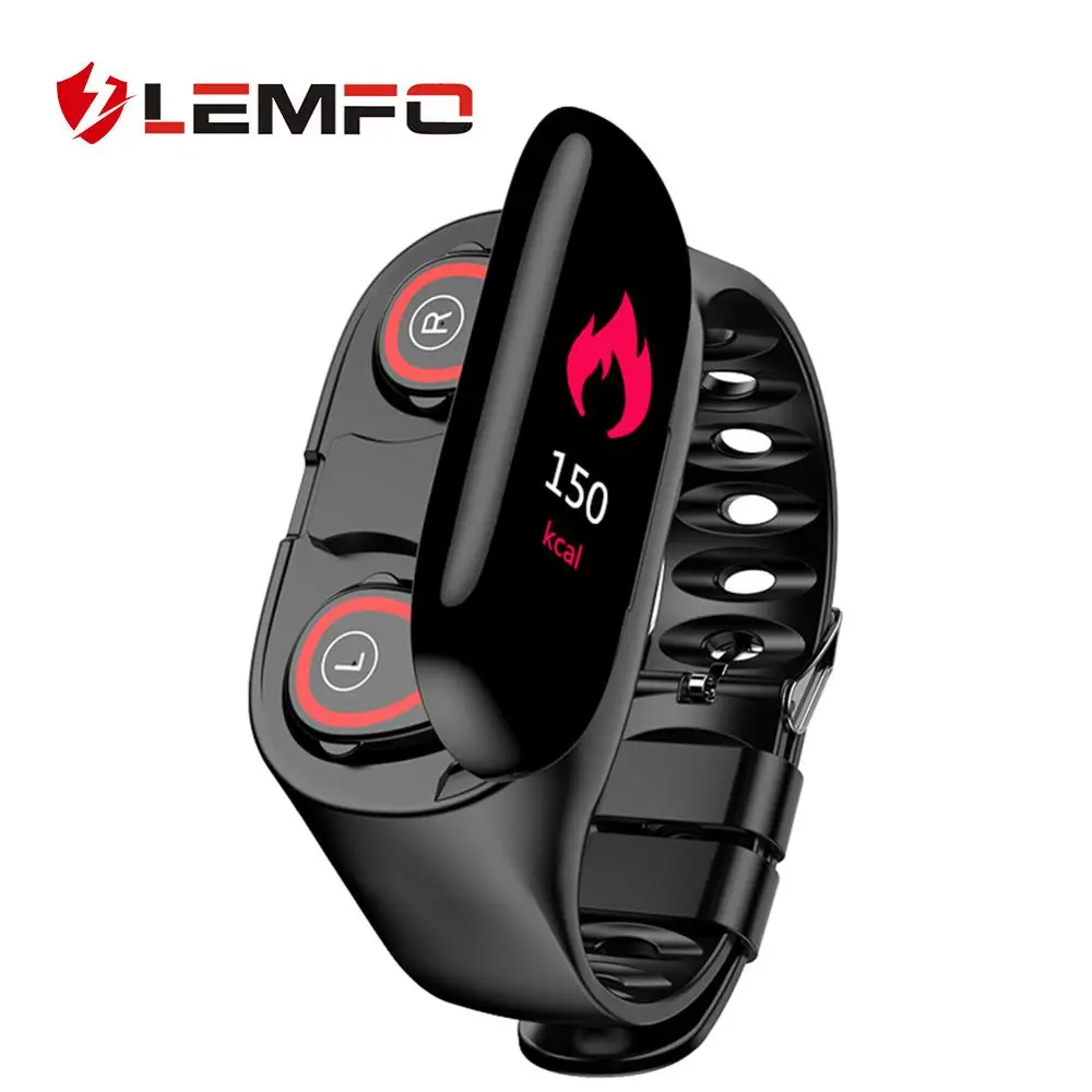 LMEFO LT04 спортивный фитнес браслет для мужчин и женщин Bluetooth наушники Монитор