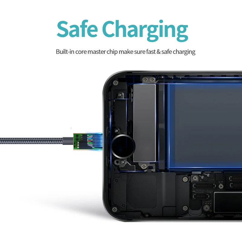 Кабель для зарядки ROMOSS USB Type-A/ Type-C/ Lightning/ Micro-USB 2A 1.5м | Мобильные телефоны и