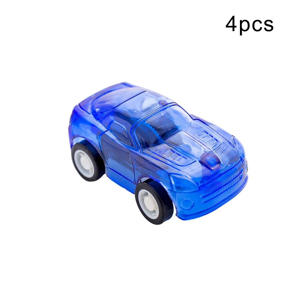 

4Pcs Mini Pull Back Transparent Car Vehicle Model Preschool Learning Kids Toy