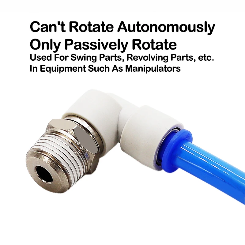 KSH KSL Высокоскоростной вращающийся пневматический фитинг M5 1/8 дюйма 1/4 3/8 1/2